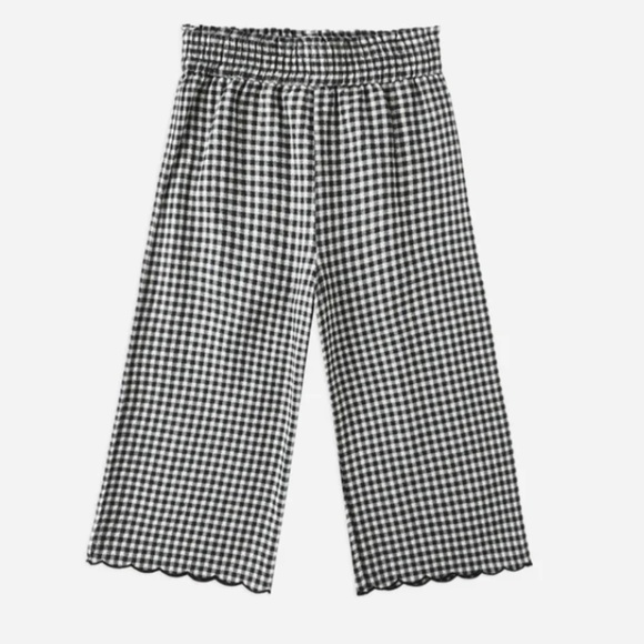 NWT Rylee + Cru Black Gingham Shirt Pants Set Girls Size 4-5 years New with Tag - Picture 2 of 6